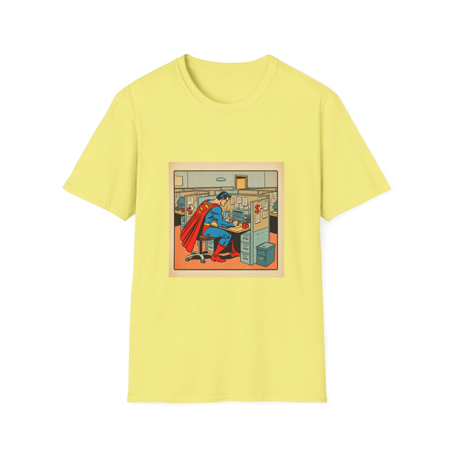 Superman at Cubicle T-Shirt
